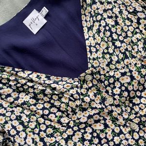 Princess Polly The Same Same Mini Dress, Navy